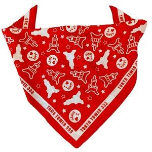 Tokyo Tower 333 I love Tokyo Handkerchief Bandana Collectible
